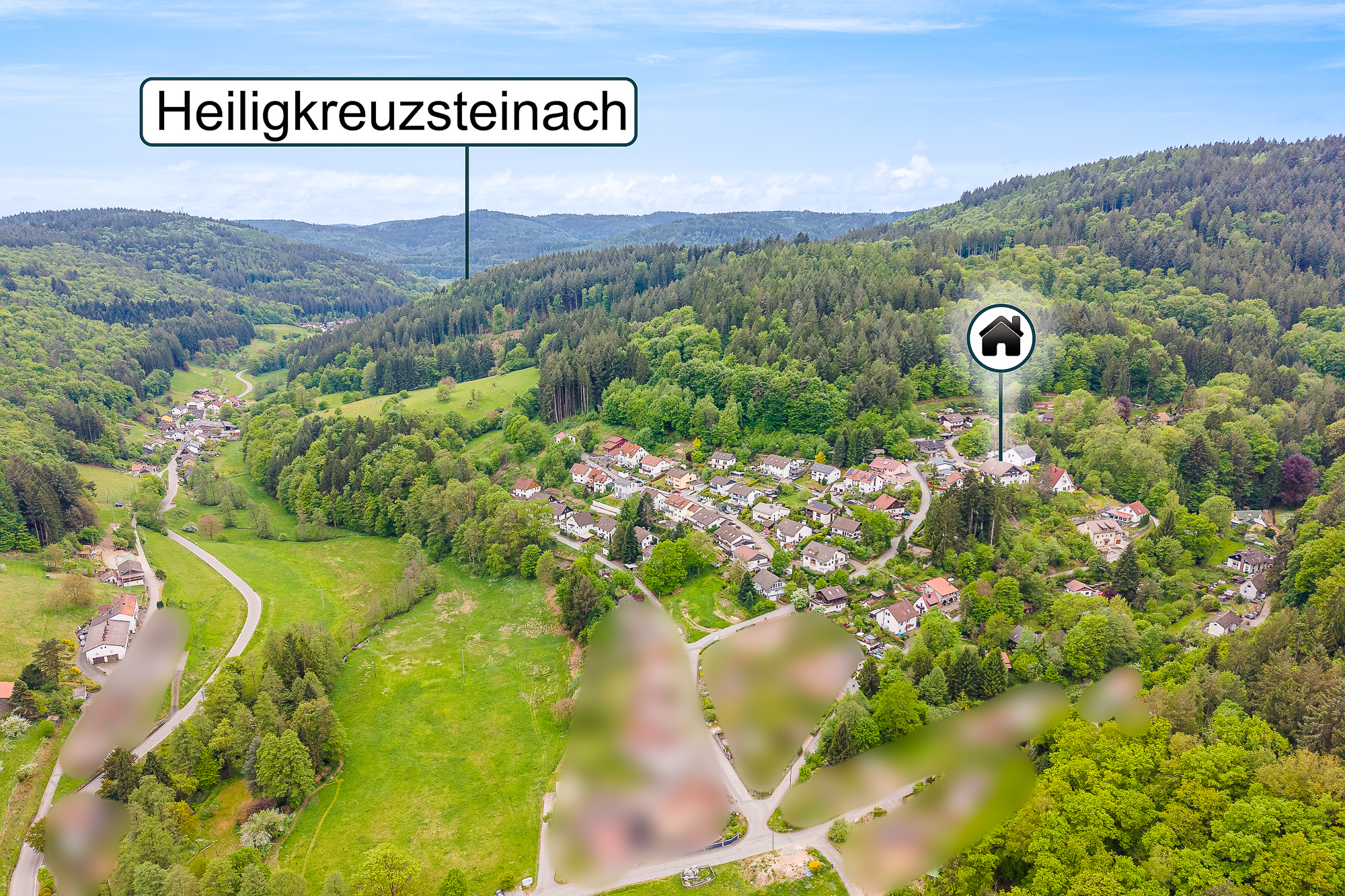 Objekt-ID 2144, Einfamilienhaus Eiterbach, Lage
