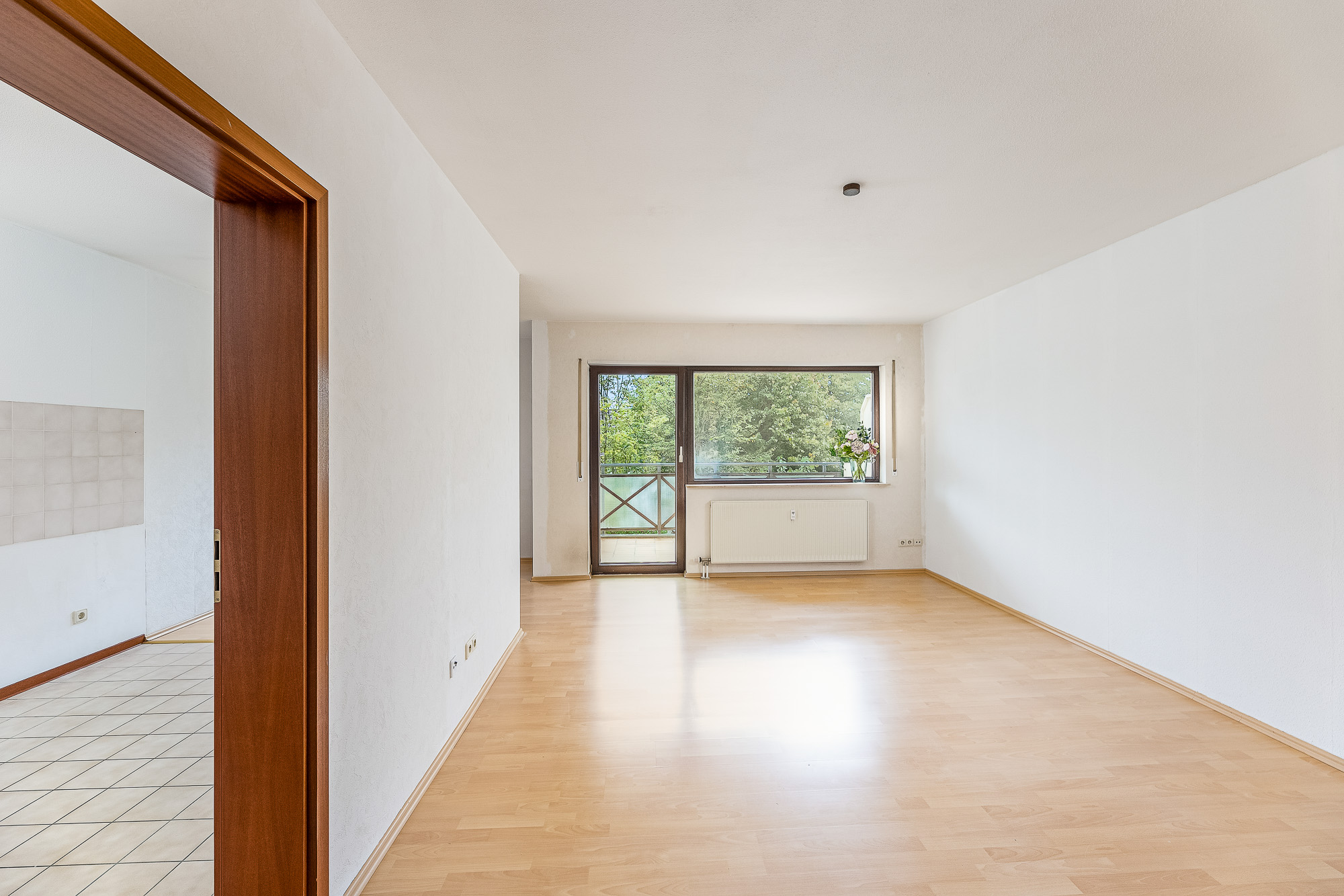 Home Staging Wohnzmmer vorher – Objekt in Dossenheim