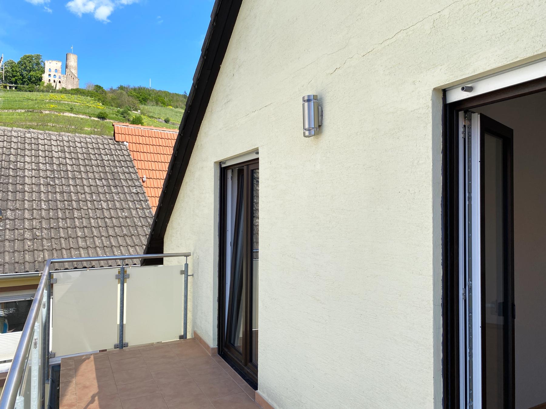 Objekt-ID 2132 Mietwohnung Schriesheim, Balkon Blick