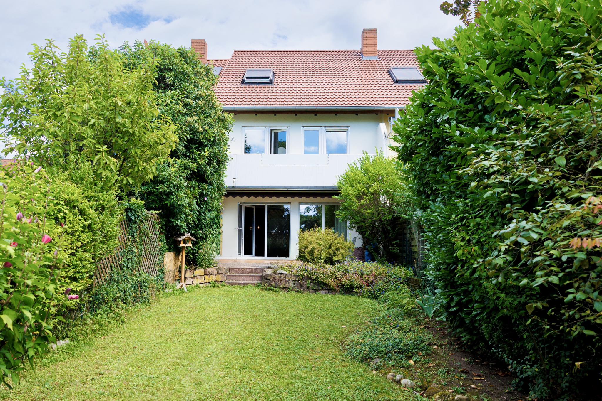 Objekt-ID 2135 Reihenmittelhaus, Gartenansicht Objekt-ID 2135 Reihenmittelhaus, Gartenansicht